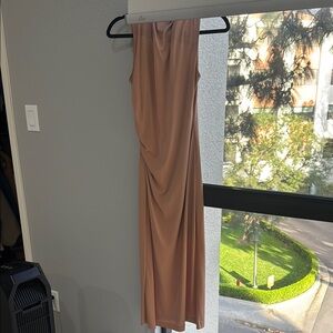 Steve Madden Sleeveless Dress in Soft Beige